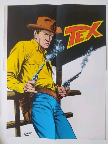 Tex willer poster originale - willer:,