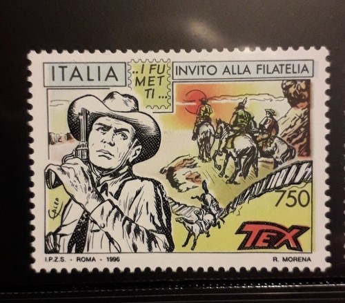 Tex willer francobollo - , italia