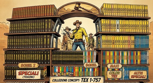 Collezione tex willer - tex, 1-757